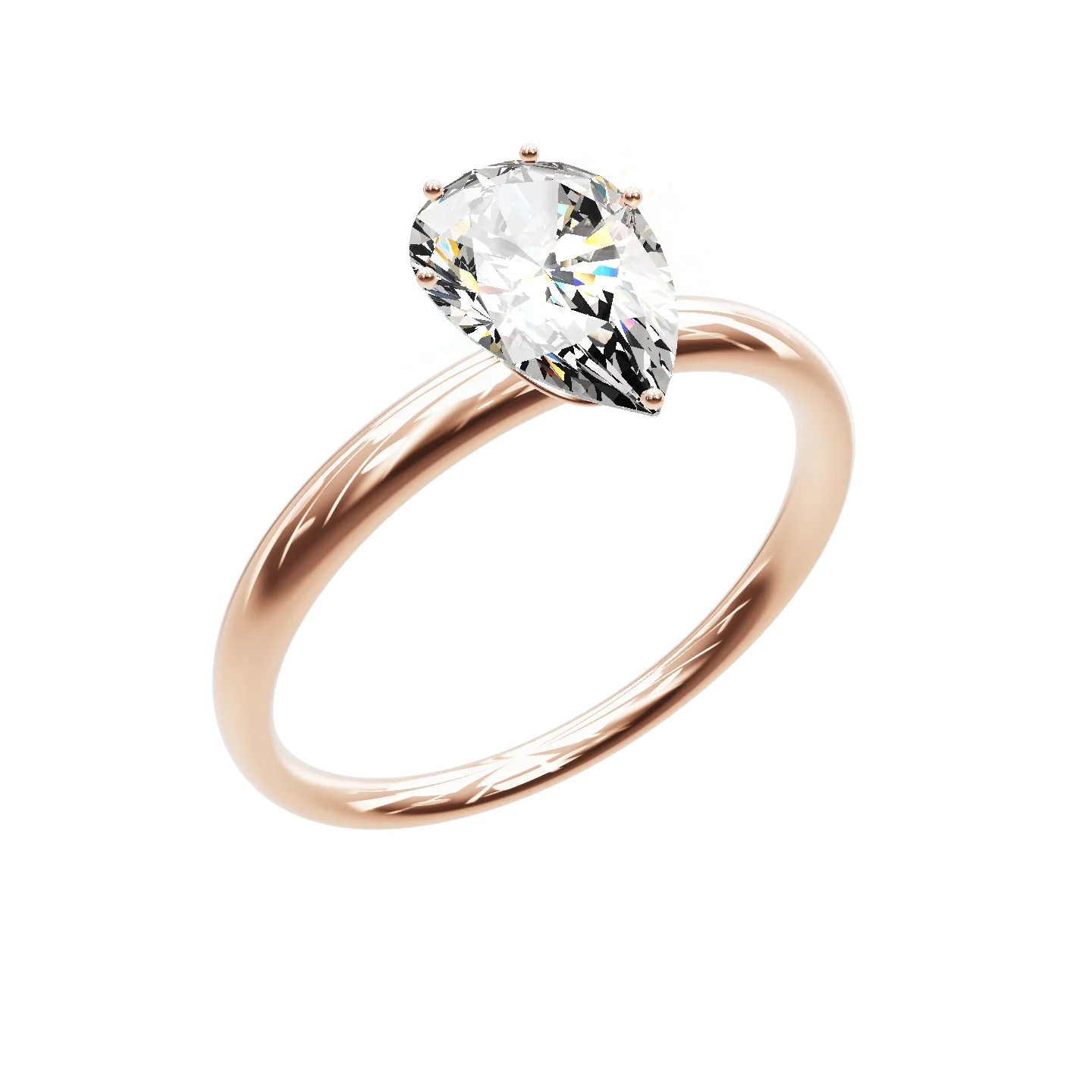 Pear on rose gold, a rendered design study