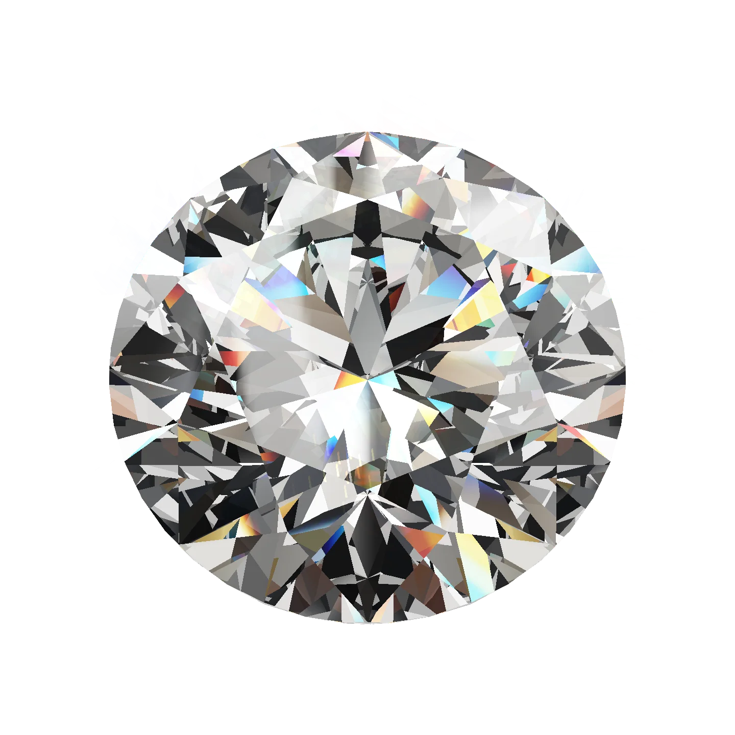 Round brilliant, 1.02 ct