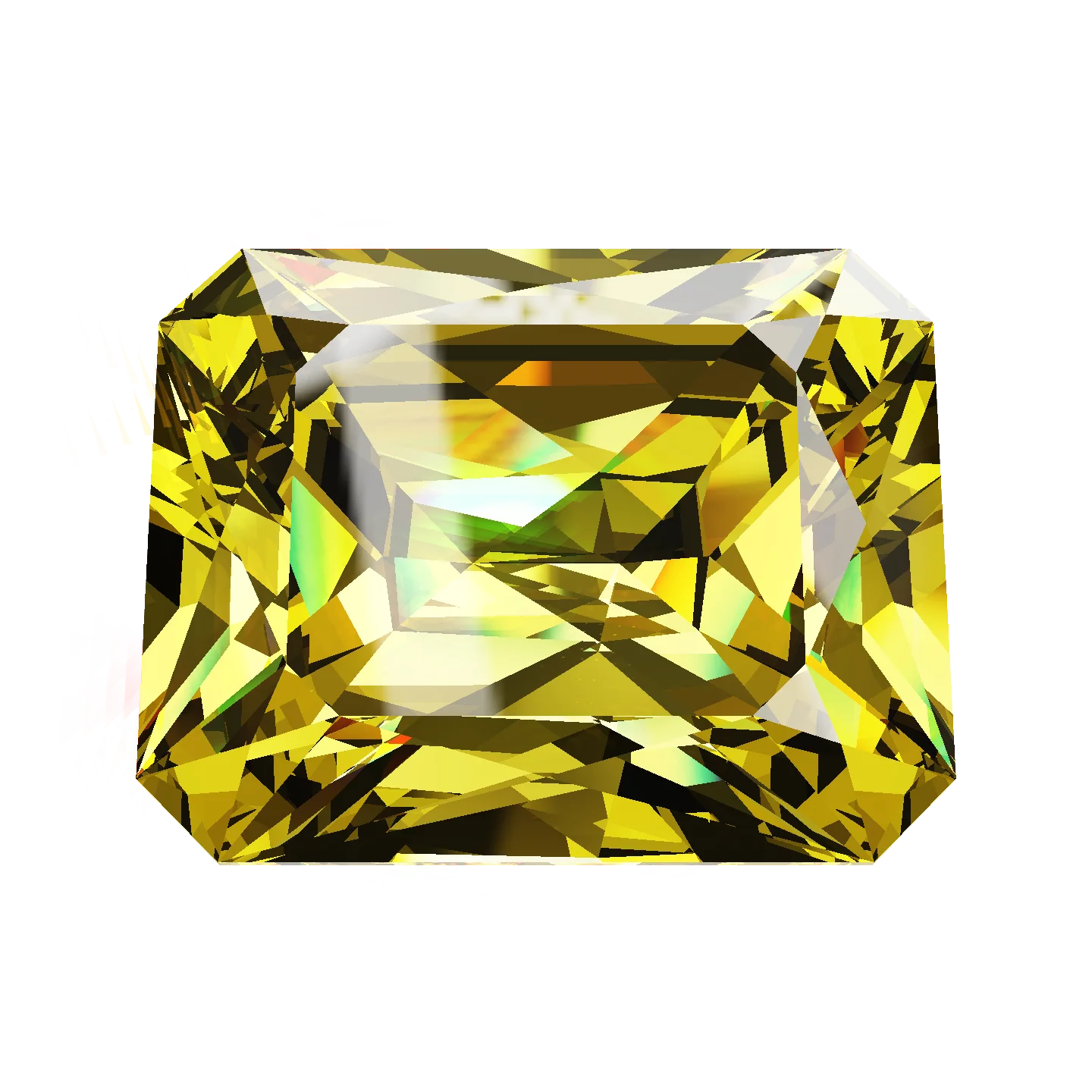 Yellow radiant, 3.04 ct